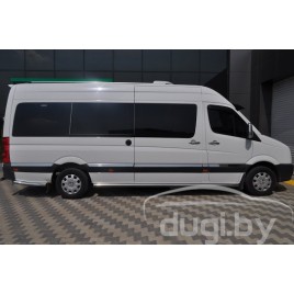 Защита порогов - площадка для Crafter (maxi).